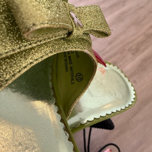 PLAYBOY Lime Green Bow Mules - Picture 6 of 6